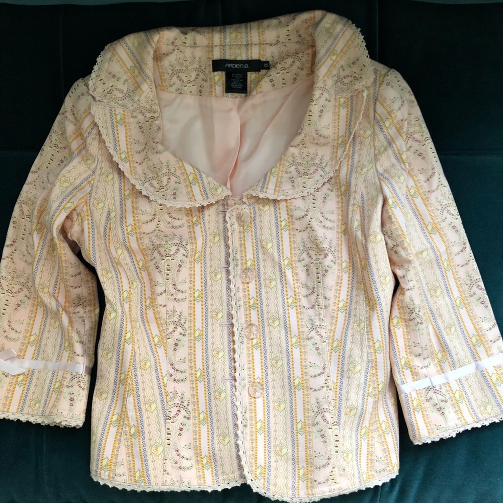 Cropped blazer jacket